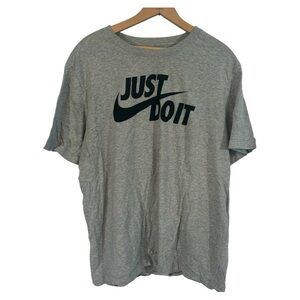 The Nike Tee Just Do It Gray T-Shirt Tee XL